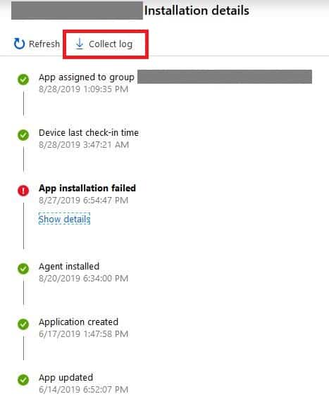 Intune Win32 App Failure Log Collection - Process 