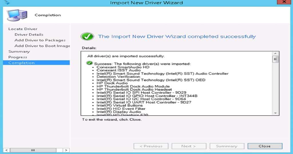 SCCM Driver Import - SCCM Driver Package Creation  