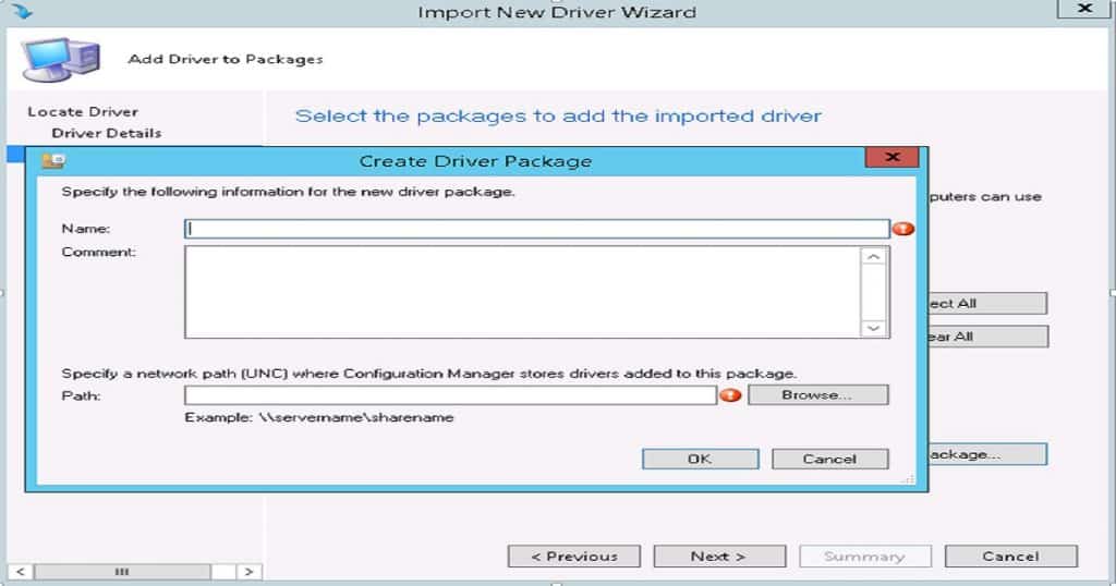 SCCM Driver Import -  SCCM Driver Import - SCCM Driver Package Creation