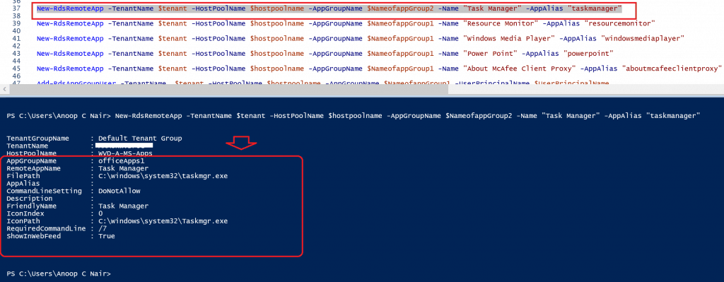 Publish Task Manager as RemoteApp -  Publish WVD Remote Apps 