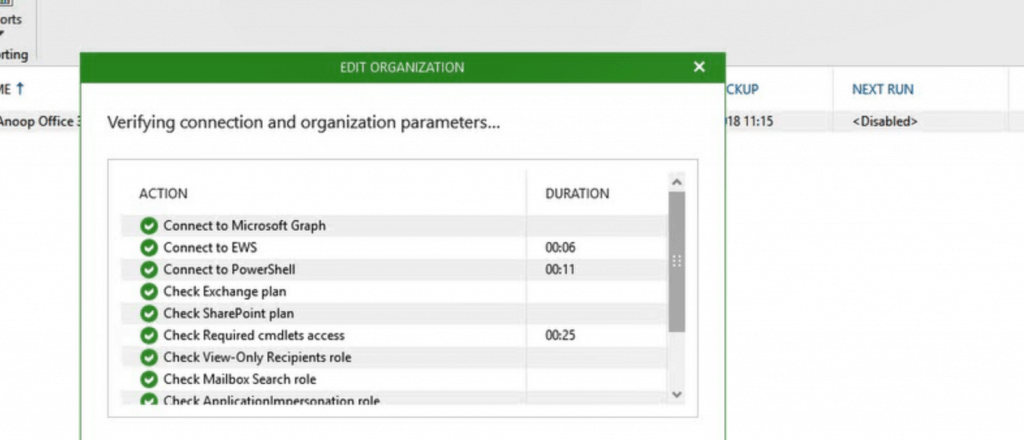 Upgrade Veeam Backup for Microsoft Office 365 from v2.0 to v3.0 - Fig.10