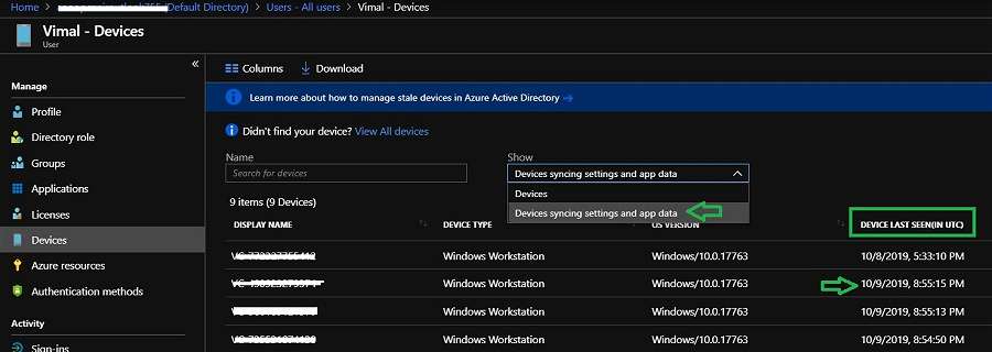 Devices syncing settings and app data - Enterprise State Roaming -ESR - Windows Autopilot