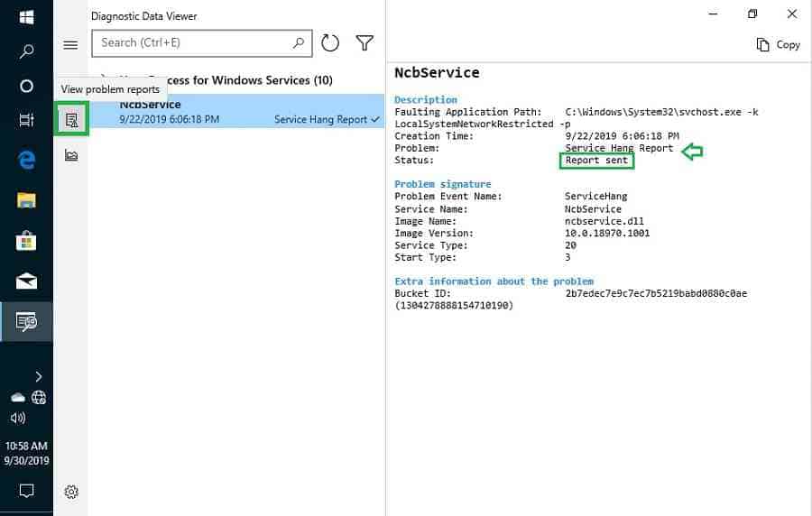 Diagnostic Data problem reports -  Analyse Telemetry Data using Windows Diagnostic Data Viewer