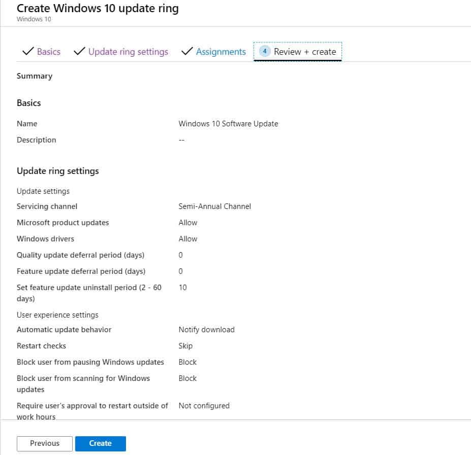 Intune Monthly Patching Guide Software Update Patching Options with Intune WUfB 9 Intune Monthly Patching Guide Software Update Patching Options with Intune WUfB - Fig.9