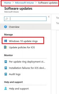 Software Update Patching Options with Intune