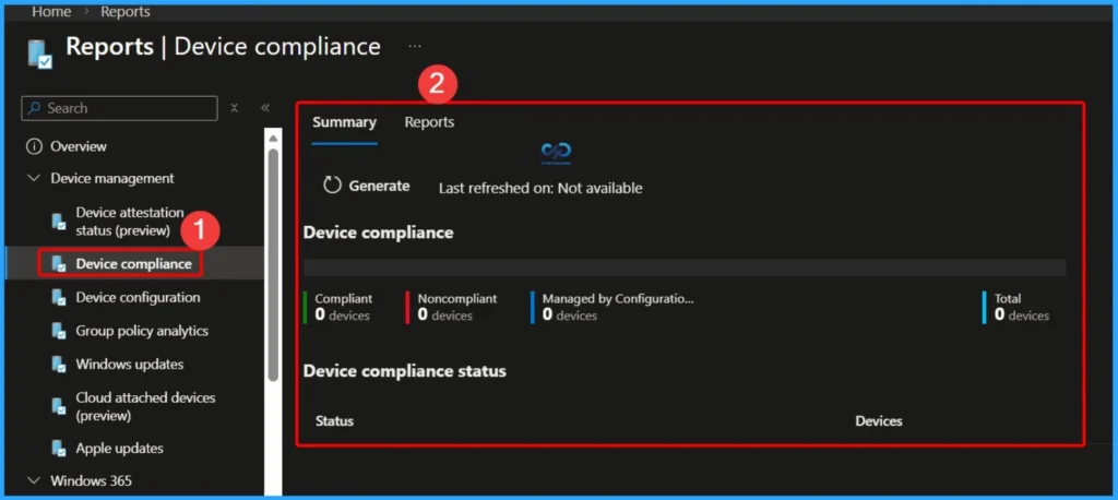 List of Intune Default Reports Reporting Strategies Advanced Reporting options 6 List of Intune Default Reports Reporting Strategies Advanced Reporting options - Fig.5