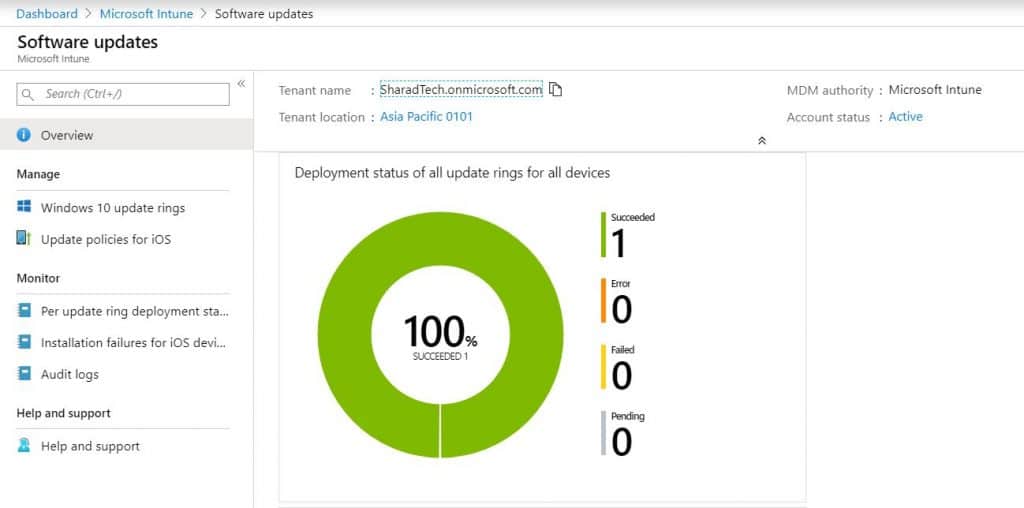 End User Experience of Intune Patching using WUfB