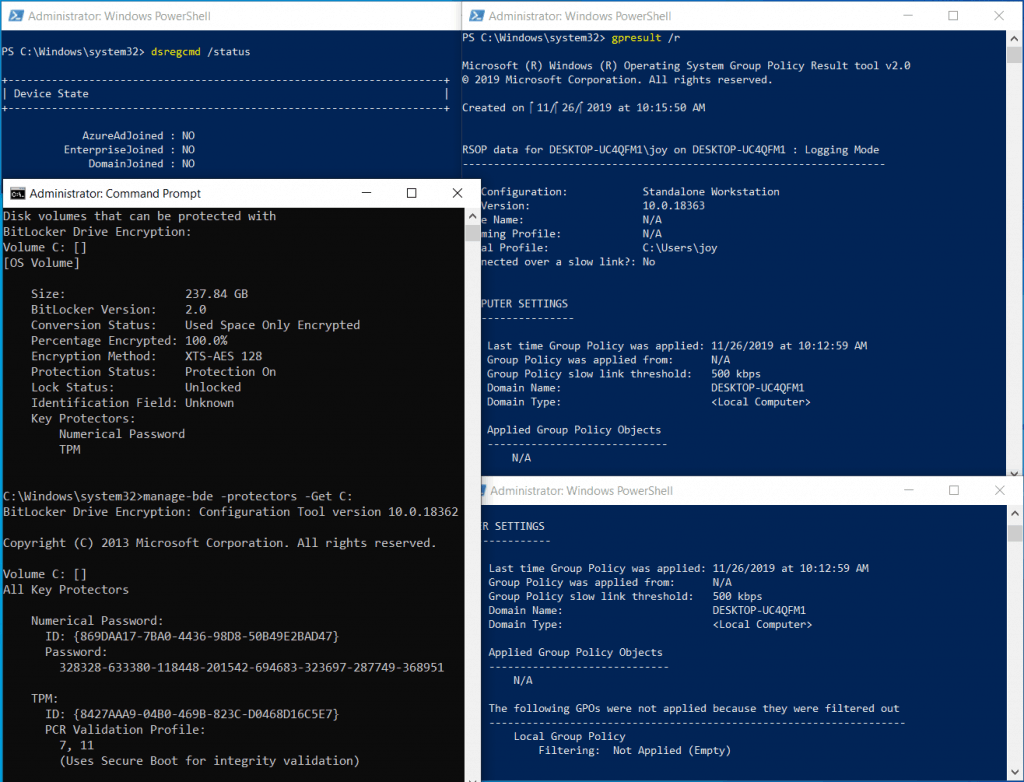 Device Encryption - Bitlocker made Effortless - Part 2 - Fig.7