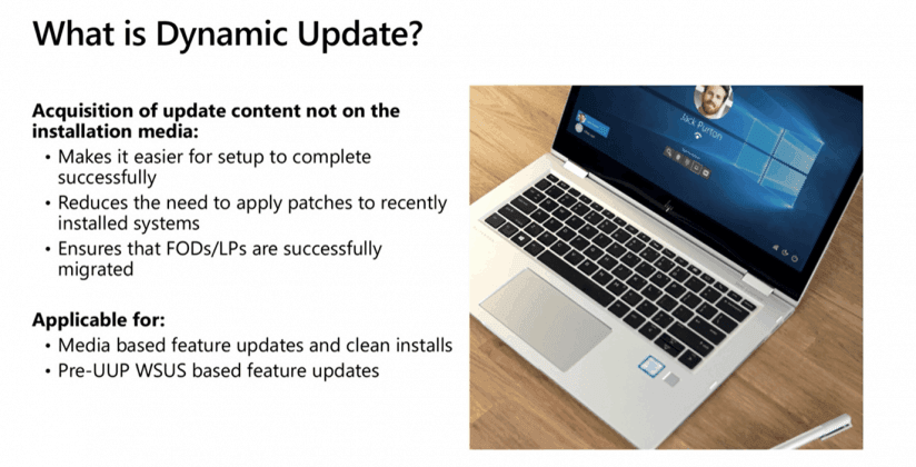 Basics Of Windows Dynamic Update Explained Update Management