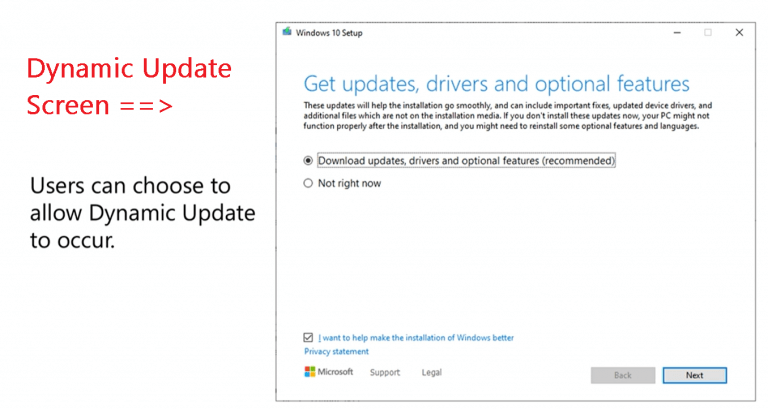 Windows Dynamic Update