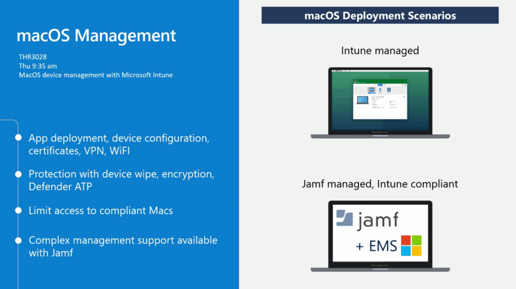 macOS management with MEM Intune + Jamf - iOS Android macOS Mobile Enrollment