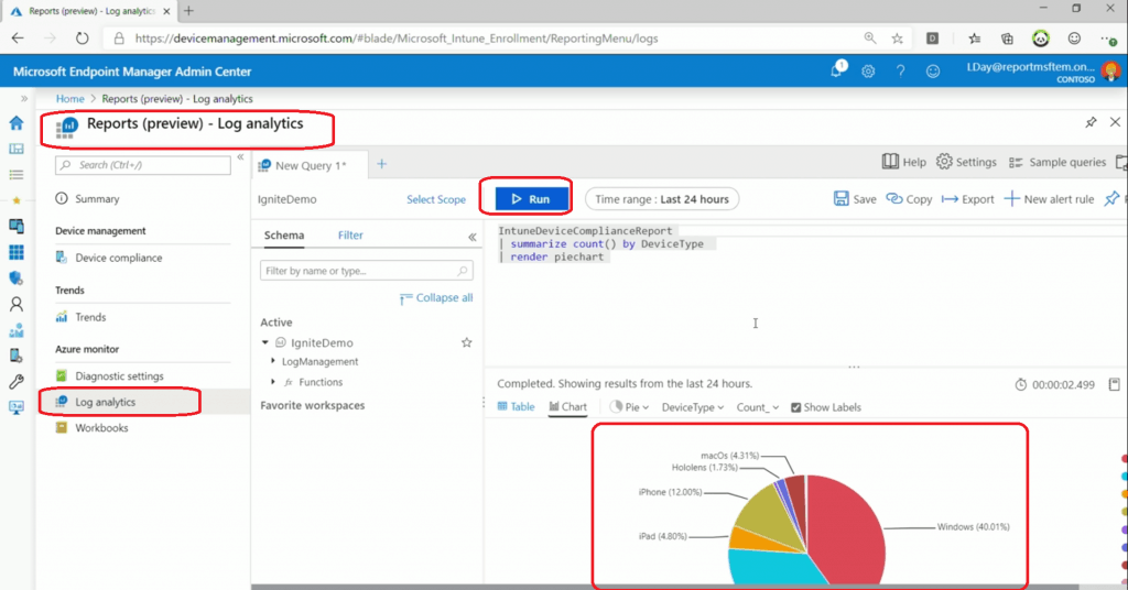 List of Intune Default Reports Reporting Strategies Advanced Reporting Options - Fig.3