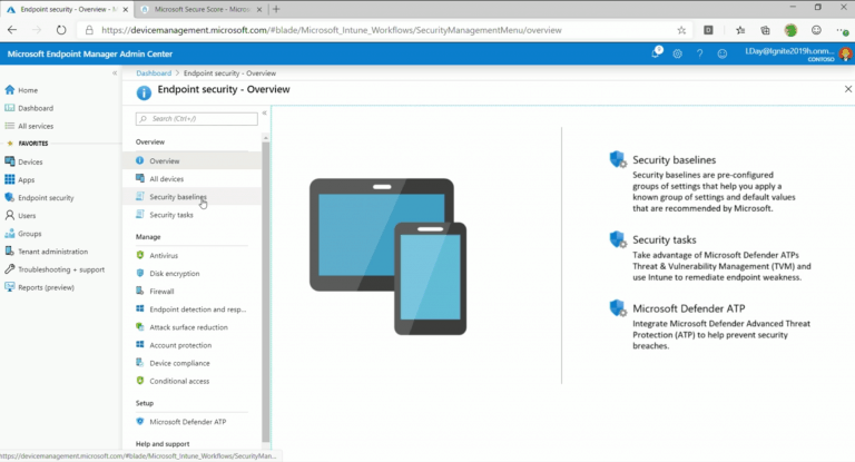 Intune Endpoint Security