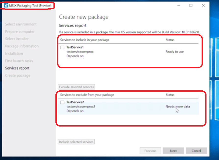 MSIX Updates from Ignite Reliability Network Disk-space 8