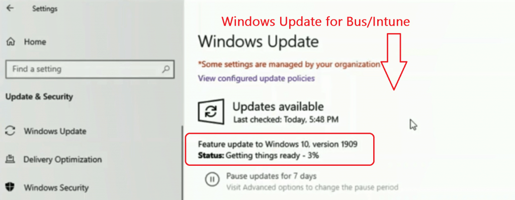 Windows Update for Business Changes