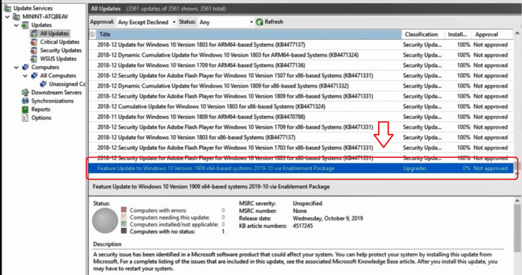 Windows 10 1909 Deployment Enhancement Enablement Package 1