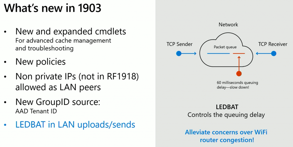Windows 10 Bandwidth Management DO Delivery Optimization with LEDBAT in LAN? -Fig.9