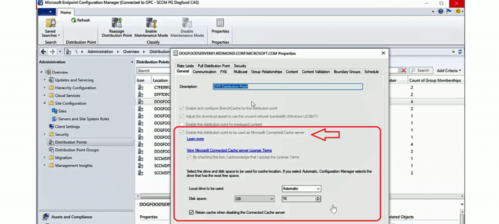 SCCM Server Side Configuration