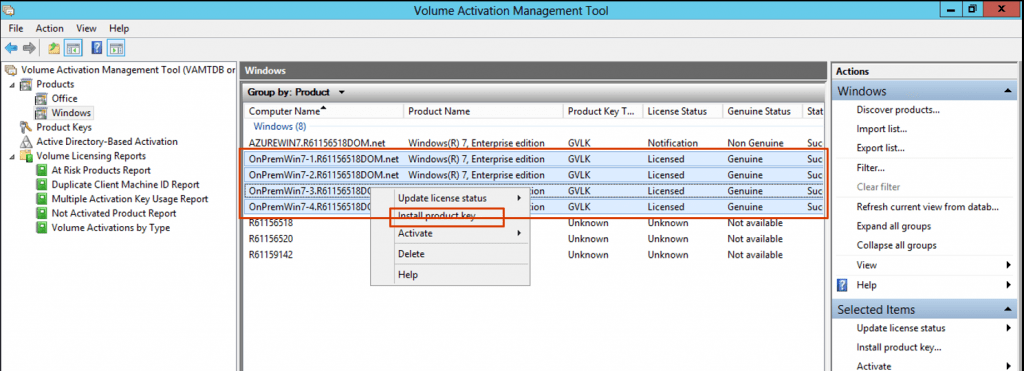 Install ESU Add-on Product key Volume Activation Management Tool (VAMT)