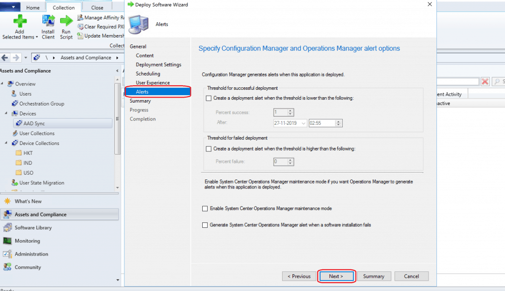 Alerts Settings for Edge Deployments