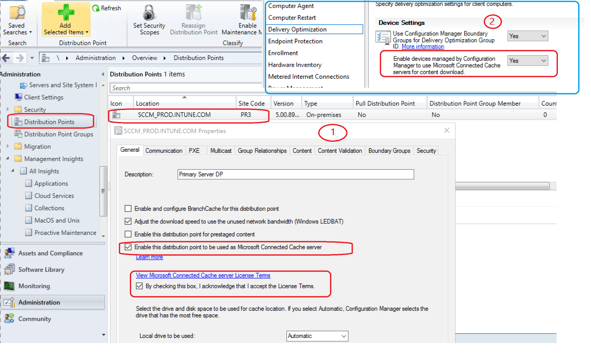 Microsoft Connected Cache - MCC with DP