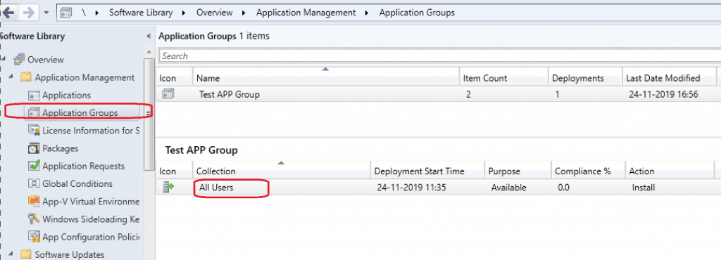 Application Group Enhancements with SCCM 1910 