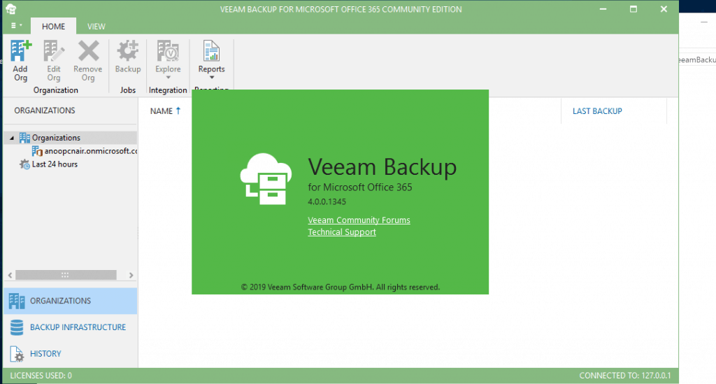 Veeam Backup for Office 365 