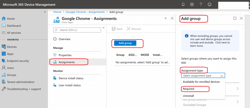 Assignment Type - Required -  Google Chrome Browser 