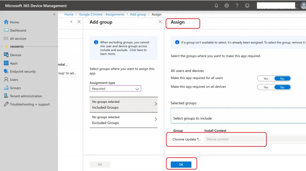 Intune Google Chrome Deployment using Intune Line of Business Application - Fig.16