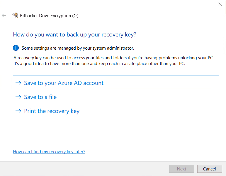 Deciphering Intune's Scope w.r.t Bitlocker Drive Encryption - Part 3 - Fig.4