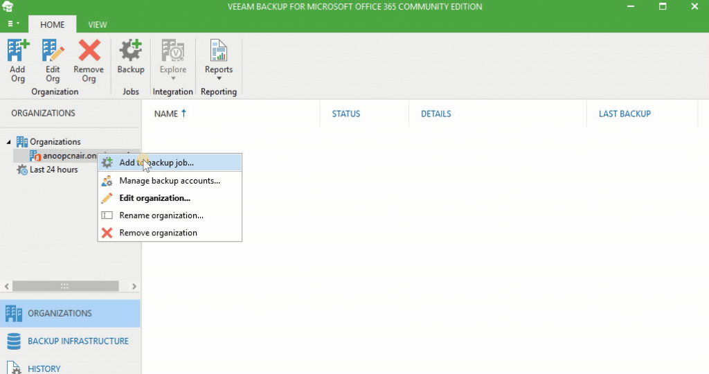 Veeam Backup for O365