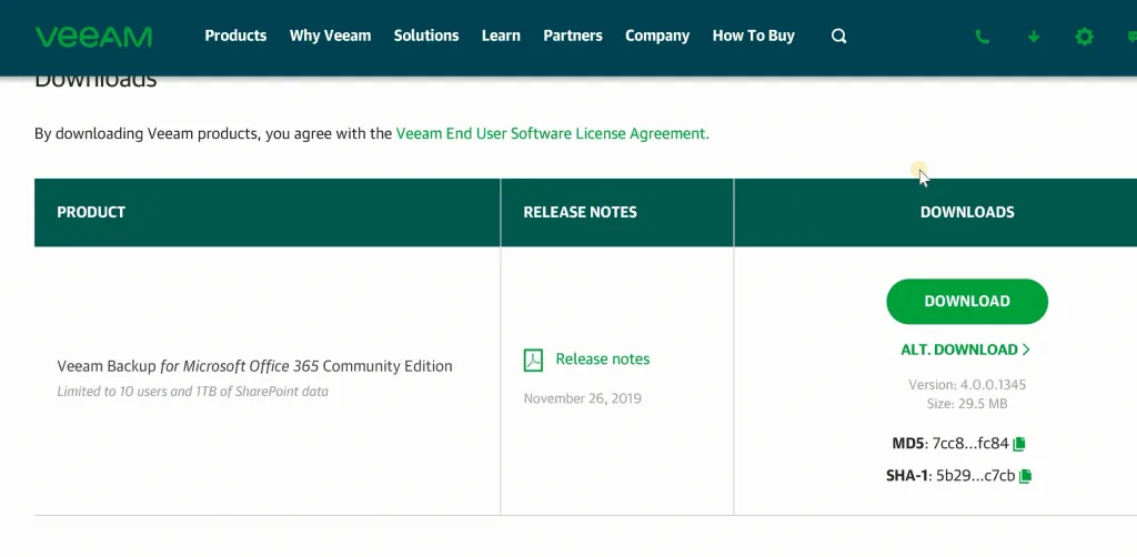 Veeam Backup for O365 v4 Community Version Upgrade Guide 3 Veeam Backup for O365 v4 Community Version Upgrade Guide - Fig.2