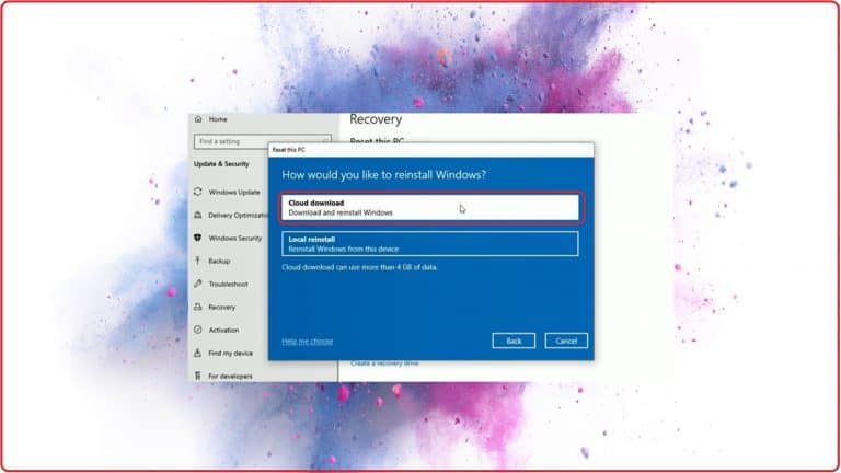 Windows 10 Cloud Recovery
