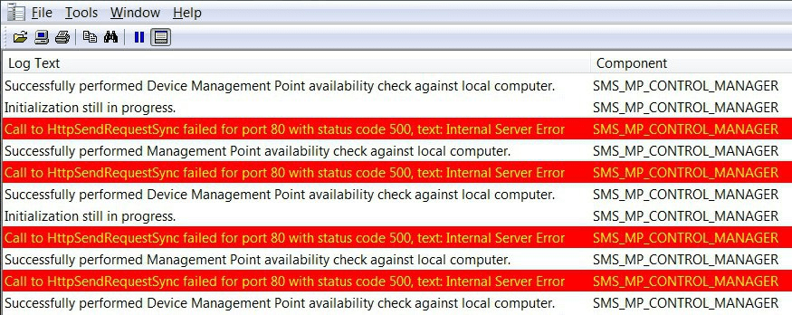 SCCM IIS Troubleshooting Tips