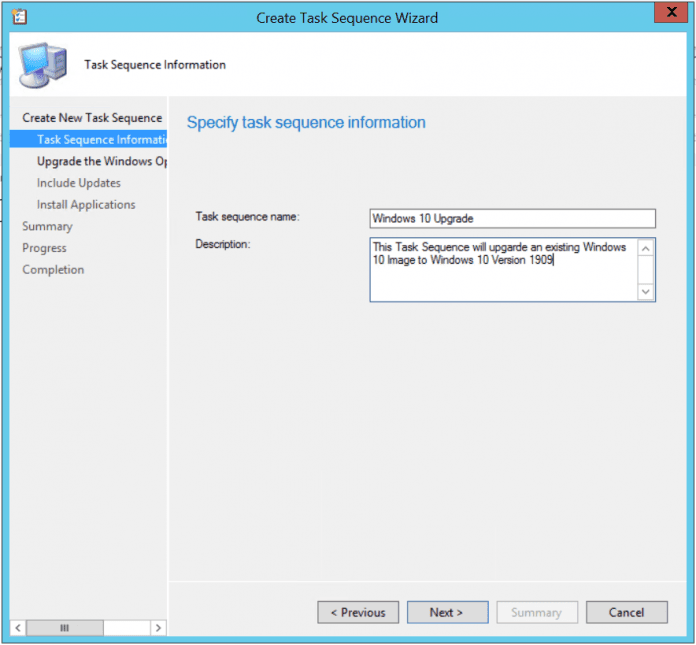 Windows 10 1909 Upgrade Using SCCM Task Sequence|ConfigMgr HTMD Blog