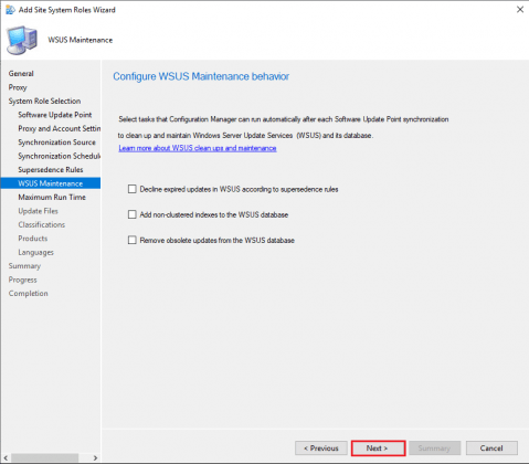 Install New ConfigMgr Software Update Point Role | SUP | SCCM HTMD Blog
