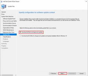 Install New ConfigMgr Software Update Point Role | SUP | SCCM HTMD Blog