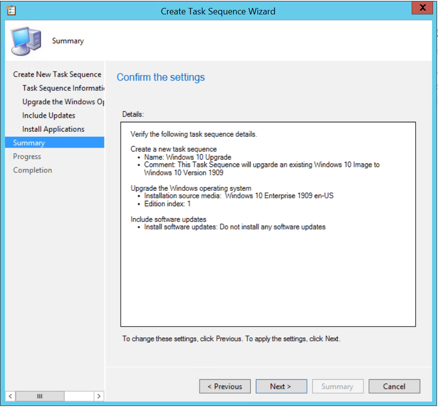 Windows 10 1909 Upgrade Using SCCM Task Sequence|ConfigMgr 7