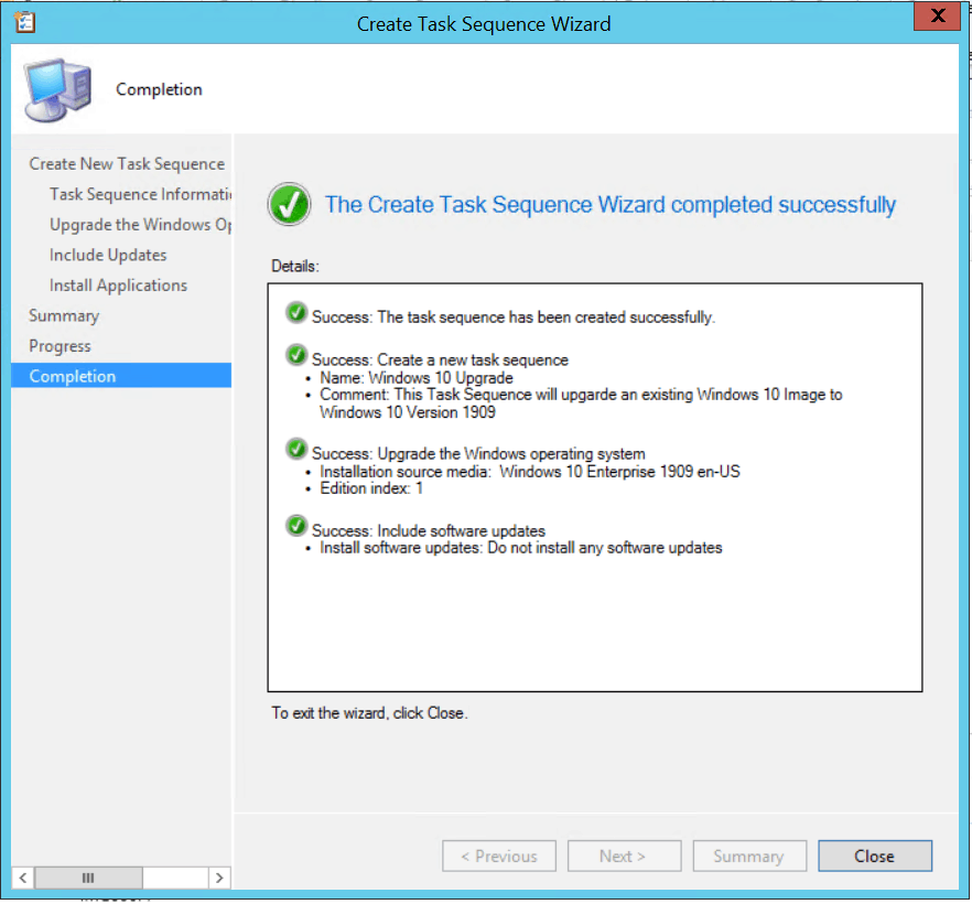 Windows 10 1909 Upgrade Using SCCM Task Sequence|ConfigMgr 8