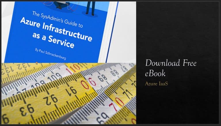 Azure Infrastructure as a Service Free eBook