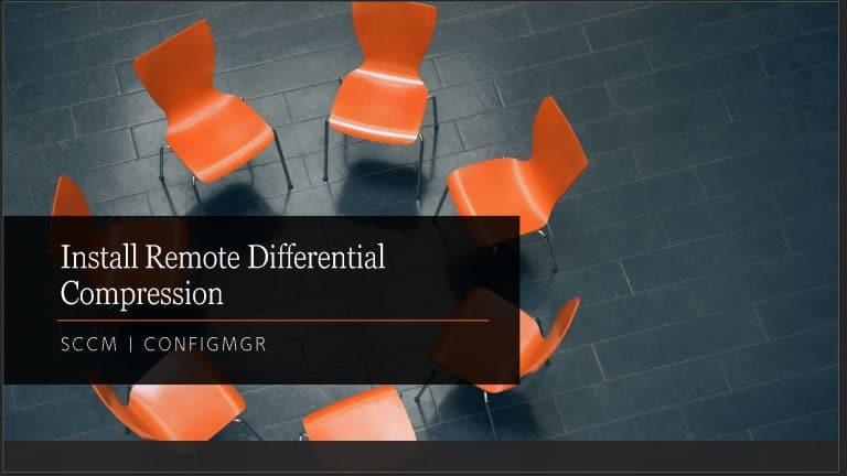 BITs Installation Guide for SCCM