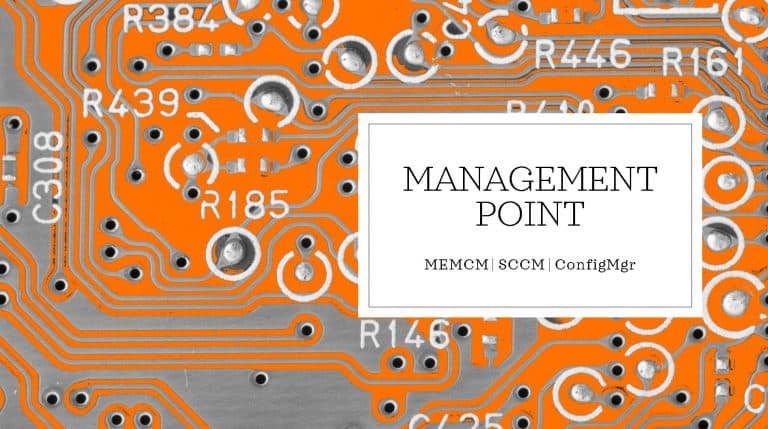 Management Point SCCM