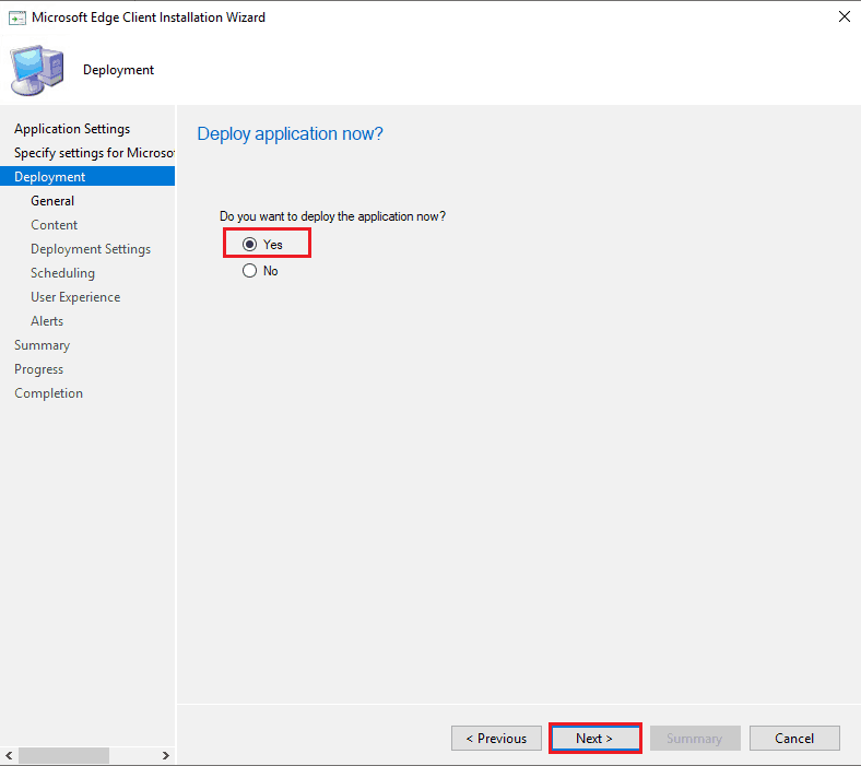 Install Microsoft Edge Browser Using SCCM 3