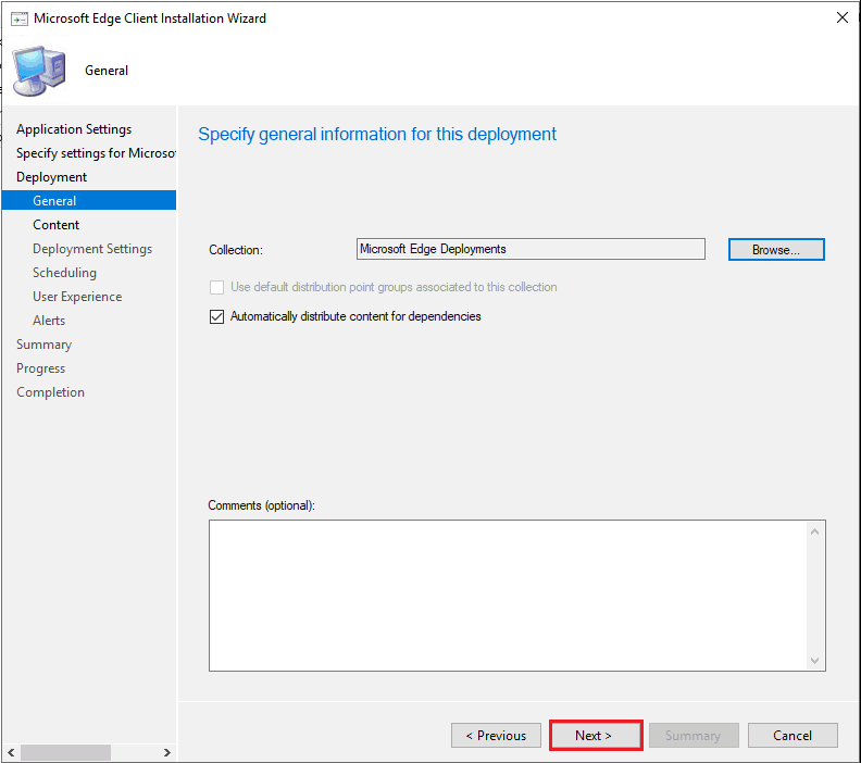 Upgrade Microsoft Edge Using SCCM