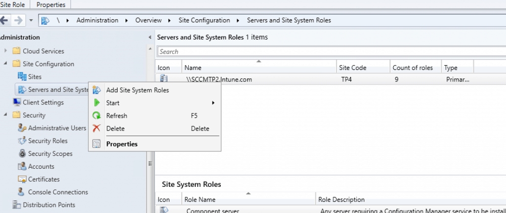 Add Site System Role - Select Distribution Point