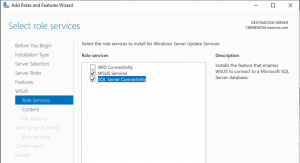 Install WSUS For ConfigMgr Software Update Point Role | SUP | SCCM HTMD ...