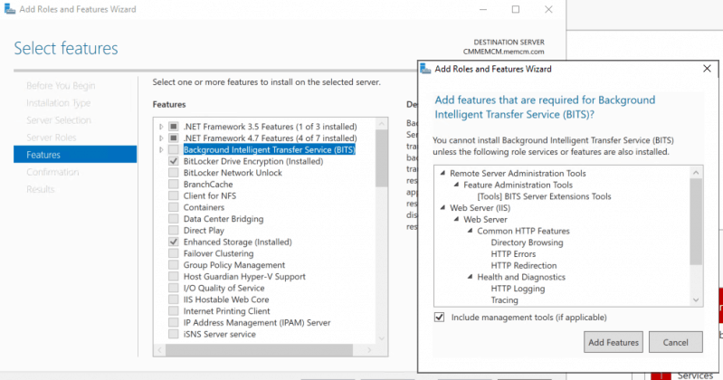 Install Remote Differential Compression BITS For ConfigMgr HTMD Blog