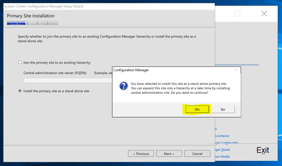 Expand Primary Server to CAS at later stage