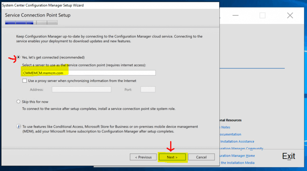 Service Connection Point Setup for SCCM | ConfigMgr