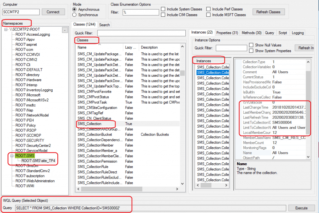 SCCM Server WMI 